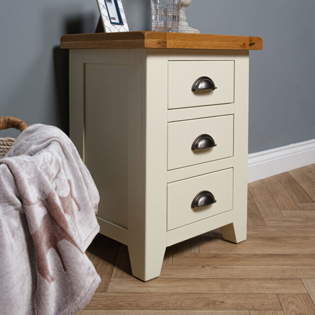 Parlier Solid Wood Bedside Table