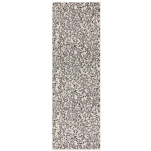 Donneisha Power Loom Black Rug