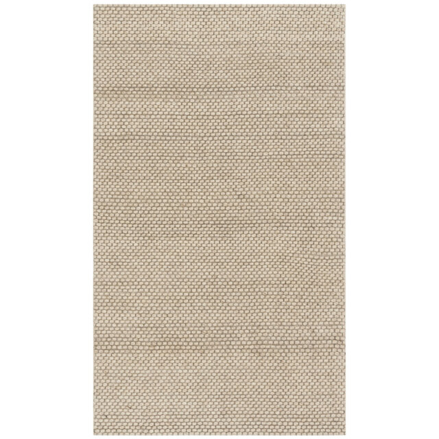 Natura Drift Handwoven Wool Area Rug in Beige