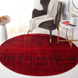 Stonyford Abstract Red Area Rug