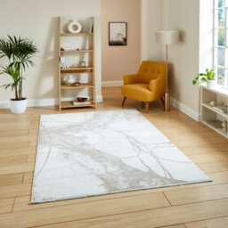 Mirage Cressie Machine Woven Cream Area Rug