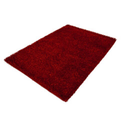 Sikim Handmade Shag Red Rug