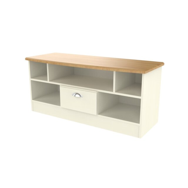 "Fully Assembled McVille TV Stand for TVs up to 55"""