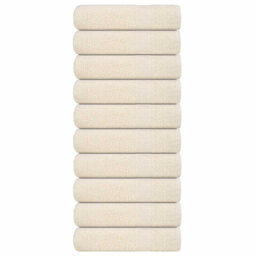 Resheda 100% Cotton Bath Towels - Set of 10