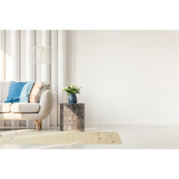 Handwoven Wool Gabbeh Uni White Rug