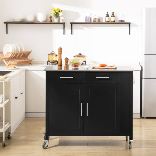 Zajac 107 cm W Kitchen Island with