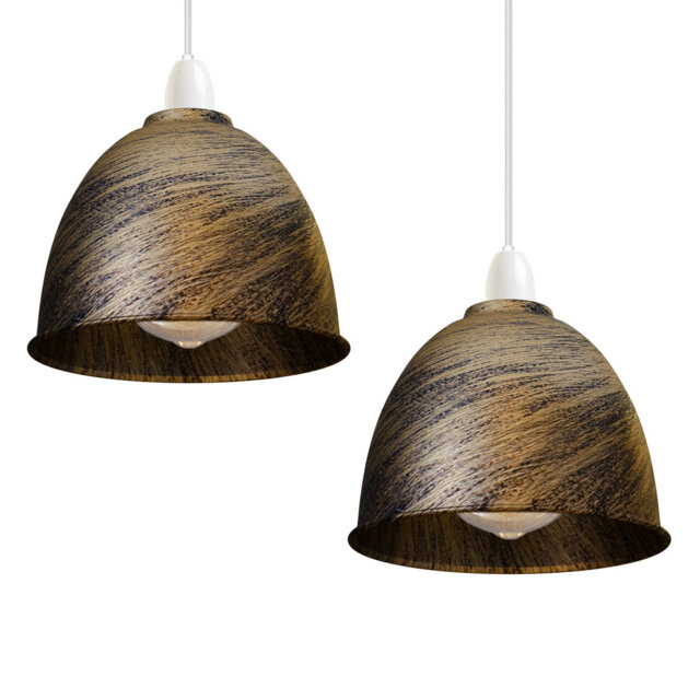 12cm H Metal Drum Lamp Shade ( Screw On )