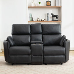 Hudson 2 Seater Faux Leather Sofa