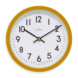 Acctim Elstow Small Kitchen Wall Clock Quartz Retro Style 20cm