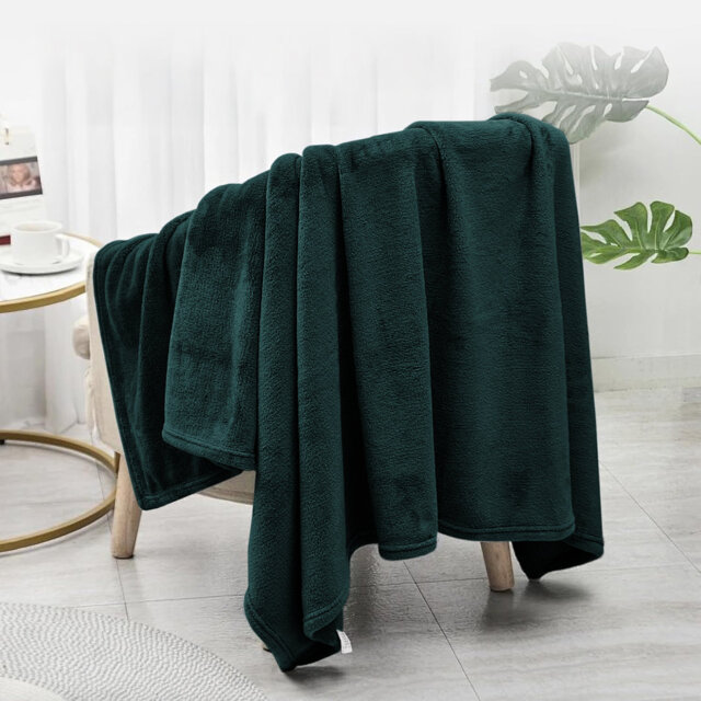 Premium Ultra-Soft Mink Fleece Blanket - Plush, Lightweight & Warm - Cozy Throw for Bed & Sofa