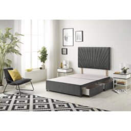 Schofield Sprung Memory Foam Divan Bed Set with Headboard and Drawer Options