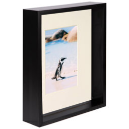 "Nicola Spring - 8"" x 10"" 3D Deep Box Photo Frame - 4"" x 6"" Mount"