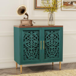 Wooden Sideboard Storage Cabinet with 2 Doors