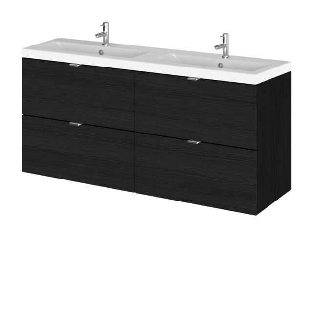Fusion 1200mm Double Bathroom Vanity with Integrated Basin