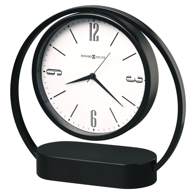 Quartz Movement / Crystal Tabletop Clock Black