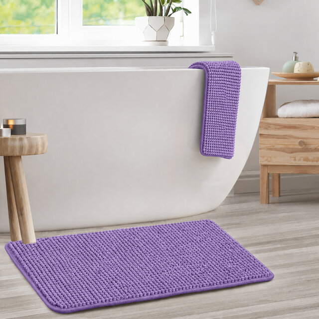Door mat chenille nonslip for Bath and Kitchen Rug 60x90