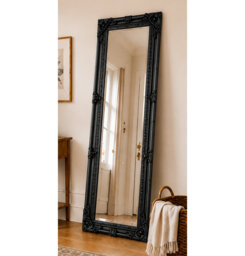 Sade Tall Solid Wood Framed Wall or Dressing Mirror
