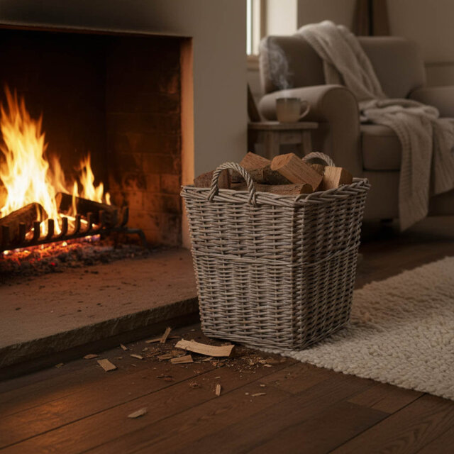 Wicker Decorative Logs