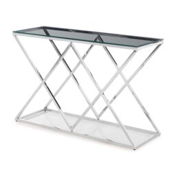 Gabrielle 120cm Glass Top Console Table