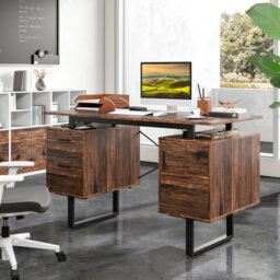 Amaleigh Metal Base Computer Desk