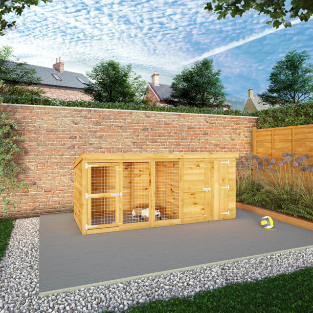 Mercia 10 x 4ft Berkshire Dog Kennel & Run