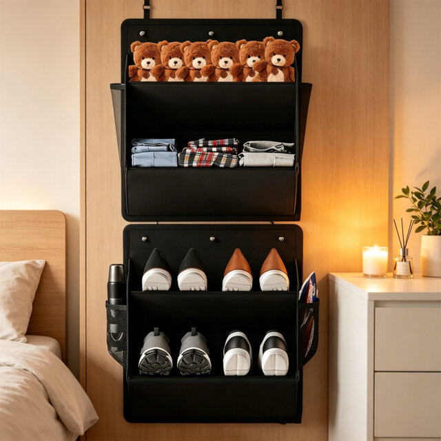 10 Pair Hanging Shoe Organiser