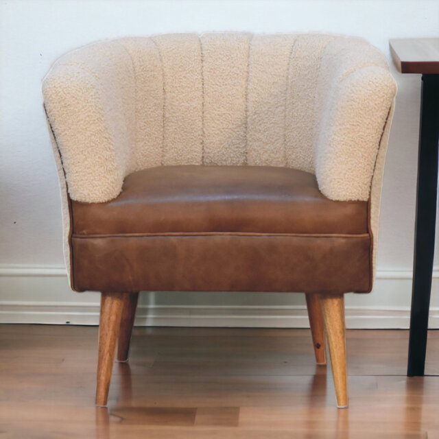 Bettye 73cm Wide Tufted Tub Chair