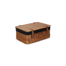 Wicker Gift or Storage Hamper with Lining