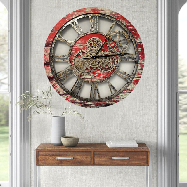Solid Wood Wall Clock