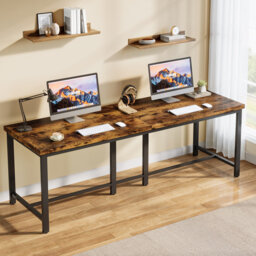 Jameah 200cm Double Computer Desk, Extra Long 2 Person Desk Workstation