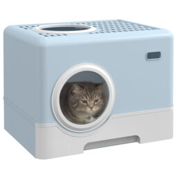 PP Enclosed Cat Litter Box