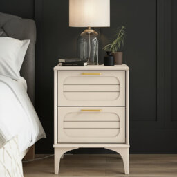 Harrington 2 Drawer Bedside Table