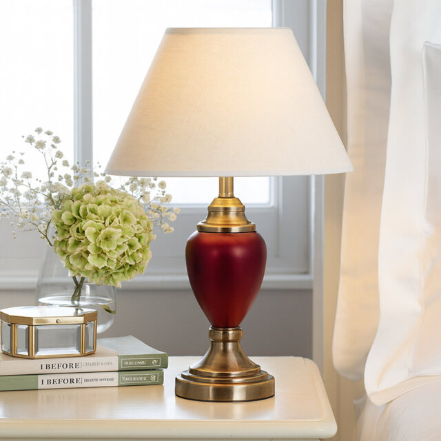 Ehrenfeld 43Cm Classic Antique Touch Bedside Table Lamp