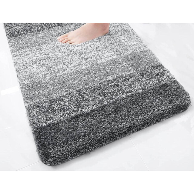 Microfiber Bath Mat, Non-Slipabsorbent Bathroom Mat