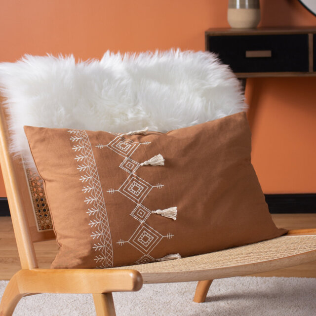 Pritta Geometric Rectangular Cushion