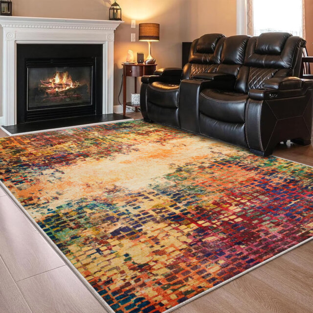 Luxury Cashmere Area Rug â Ultra-Soft, Cozy, Fade-Resistant Floor Rug For Living Room & Bedroom Decor