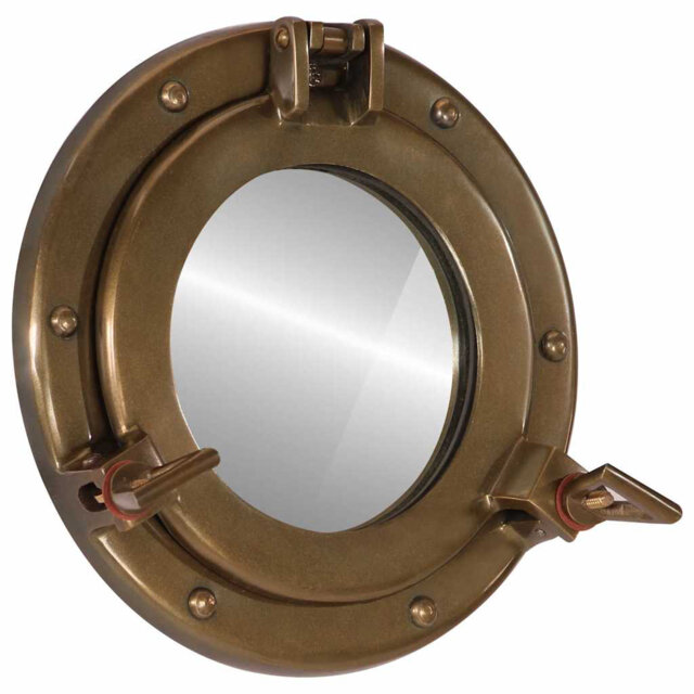 Porthole MirrorÂ Wall HangingÂ Aluminium And Glass