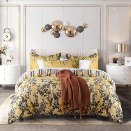 Microfiber Printed Duvet Cover - Soft, Lightweight, Fade-Resistant Bedding with Matching Pillowcases