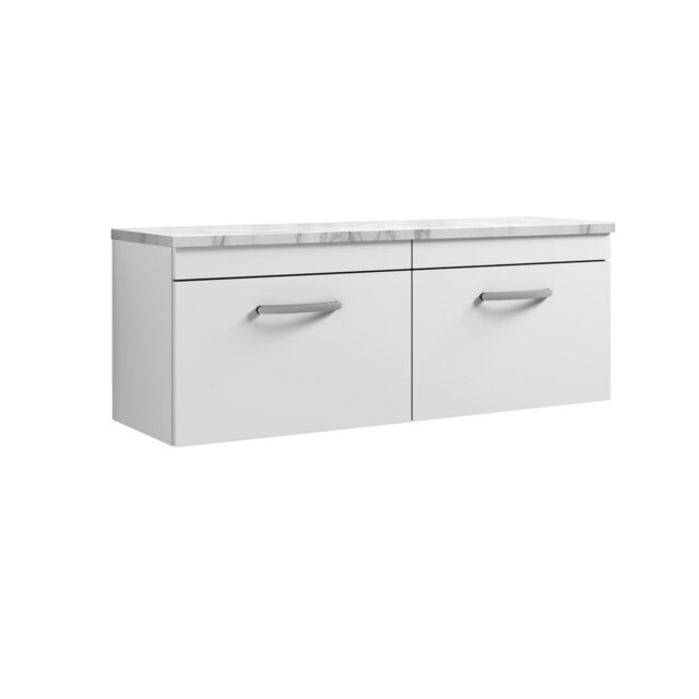 Athena 120.5cm Double Bathroom Vanity Base Only