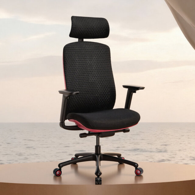 Adjustable Ergonomic Office Chair with 90-120° Recline Function, 360° Silent Casters Swivel Desk Chair, Easy Assembly High-Support Computer Chair
