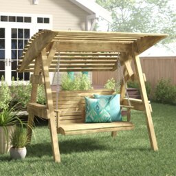 Tony 2 Person Porch Swing with Canopy