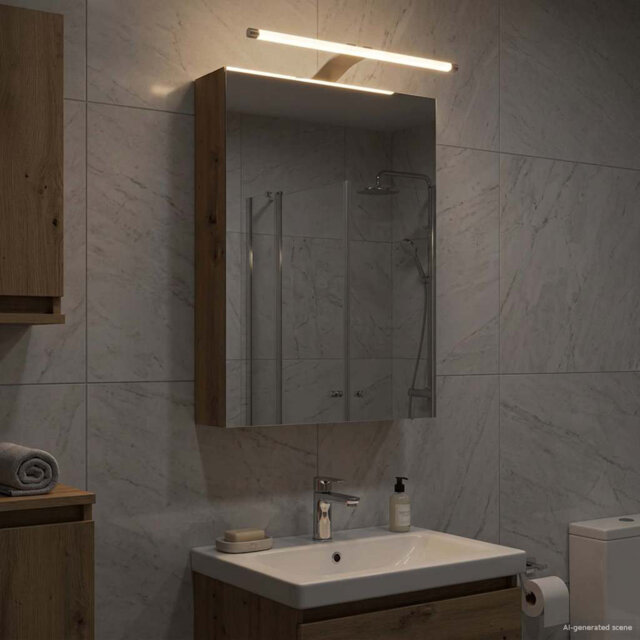 W H Wall Mounted Required Medicine Cabinet Mirror 2