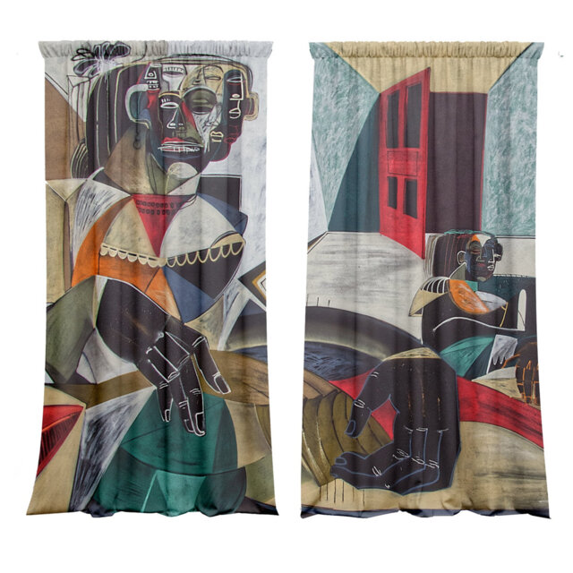 Steinmar Velvet Blackout Slot Top Curtain Pair