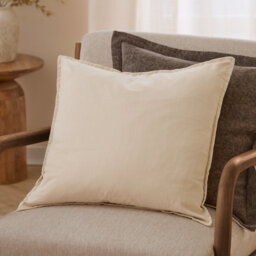 Slub Cotton Square Cushion
