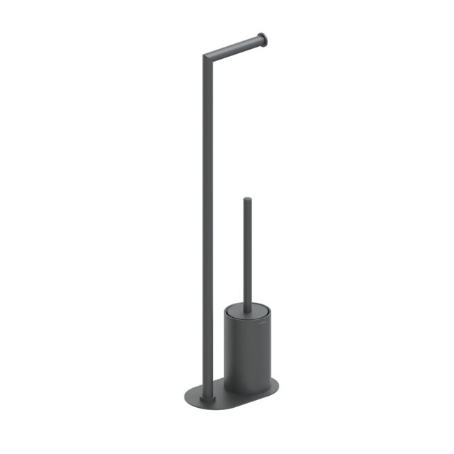 Cosmic Stainless Steel Made Free-Standing Toilet Brush and Holder