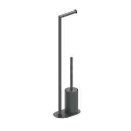 Cosmic Stainless Steel Made Free-Standing Toilet Brush and Holder