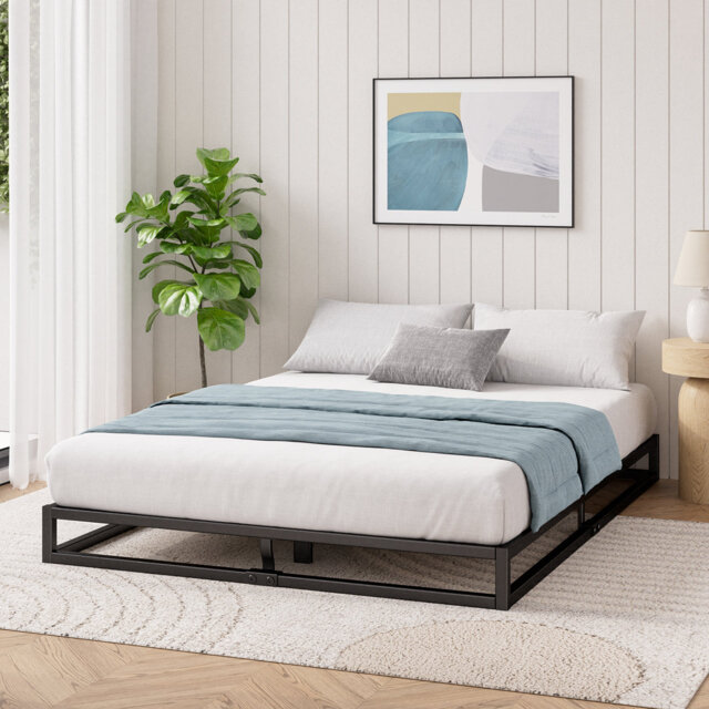 Dekker Metal Platform Bed with Wooden slat support 15cm/6in Height