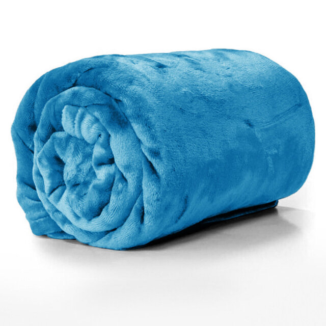 Carsonhill Reversible Mink Faux Fur Plush Fleece Throw/ Blanket