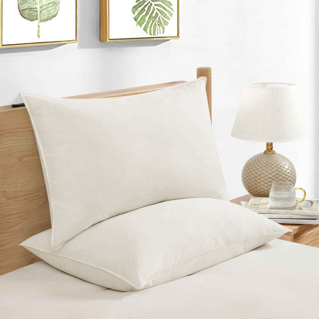 Brushed Microfiber Plain 100% Polyester Standard Size Pillowcase/Cover