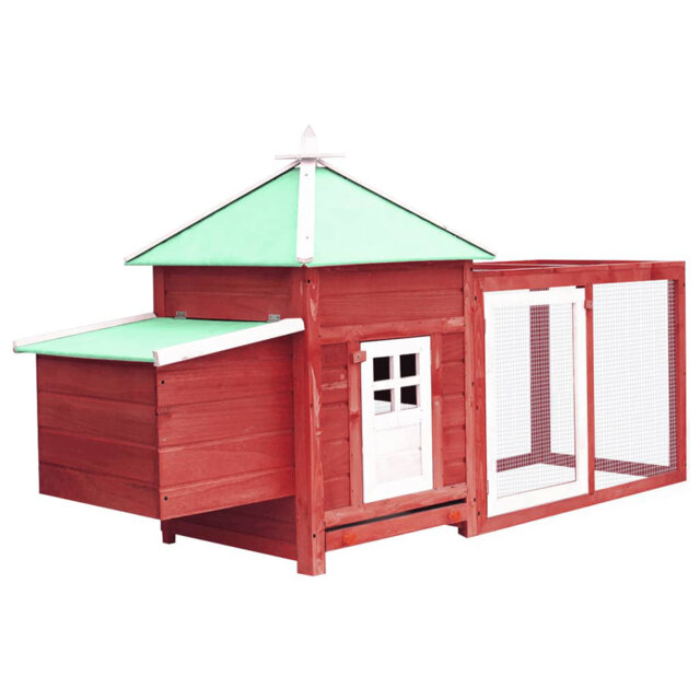 Francisca 13.09m² Chicken Coop with Chicken Run